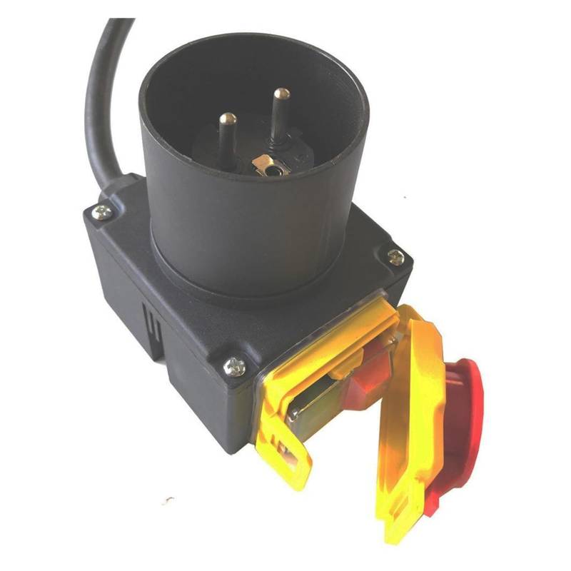 HCK3T 2 In 1 Combination Waterproof Industrial Emergency Stop Electromagnetic Pushbutton Switches 2P + E KOA7 DZ08-1 WERQKJXCZ von WERQKJXCZ