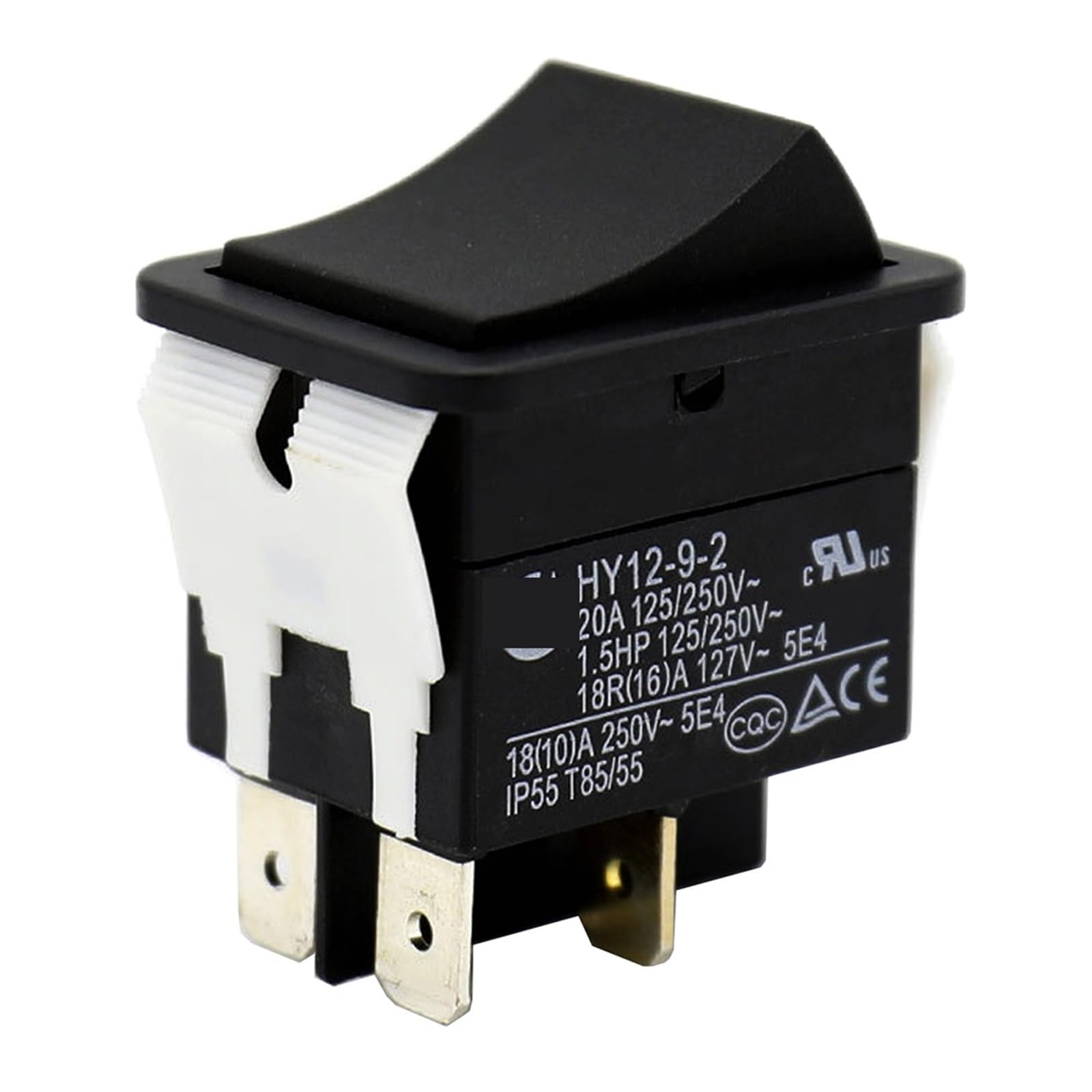 HY12-9-2 ON OFF Rocker Switch Pushbutton Switches for Welding Machine 4Pin 20A 125/250V, 2-Pack WERQKJXCZ HY12-9-2 ON OFF Rocker Switch Pushbutton Switches for Welding Machine 4Pin 20A 125/250V, 2-Pack WERQKJXCZ von WERQKJXCZ