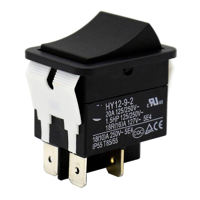 HY12-9-2 ON OFF Rocker Switch Pushbutton Switches for Welding Machine 4Pin 20A 125/250V, 2-Pack WERQKJXCZ von WERQKJXCZ