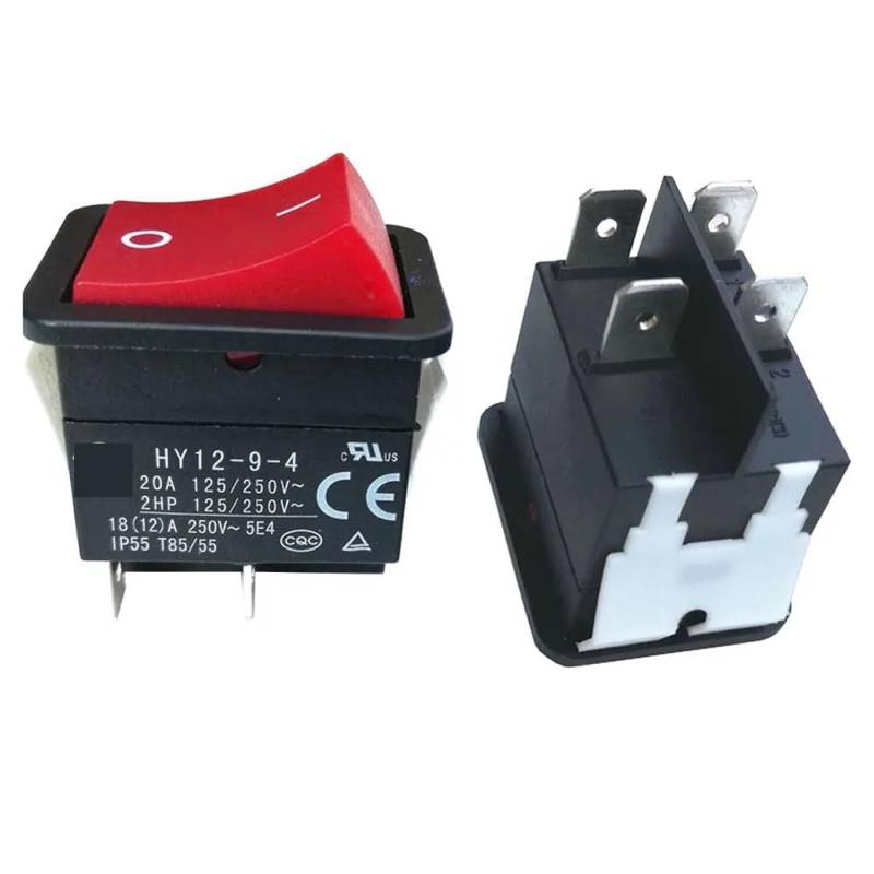 HY12-9-4 Industrial Welder Welding Machine On-Off Rocker Switches 4Pins 20A 125/250V, 2-Pack WERQKJXCZ von WERQKJXCZ