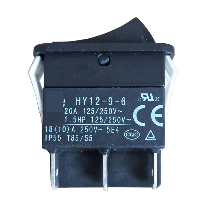 HY12-9-6 6 Pins Push Button On-On Rocker Switch Momentary Pushbutton Switches for Industry Power Tools 125/250V WERQKJXCZ von WERQKJXCZ