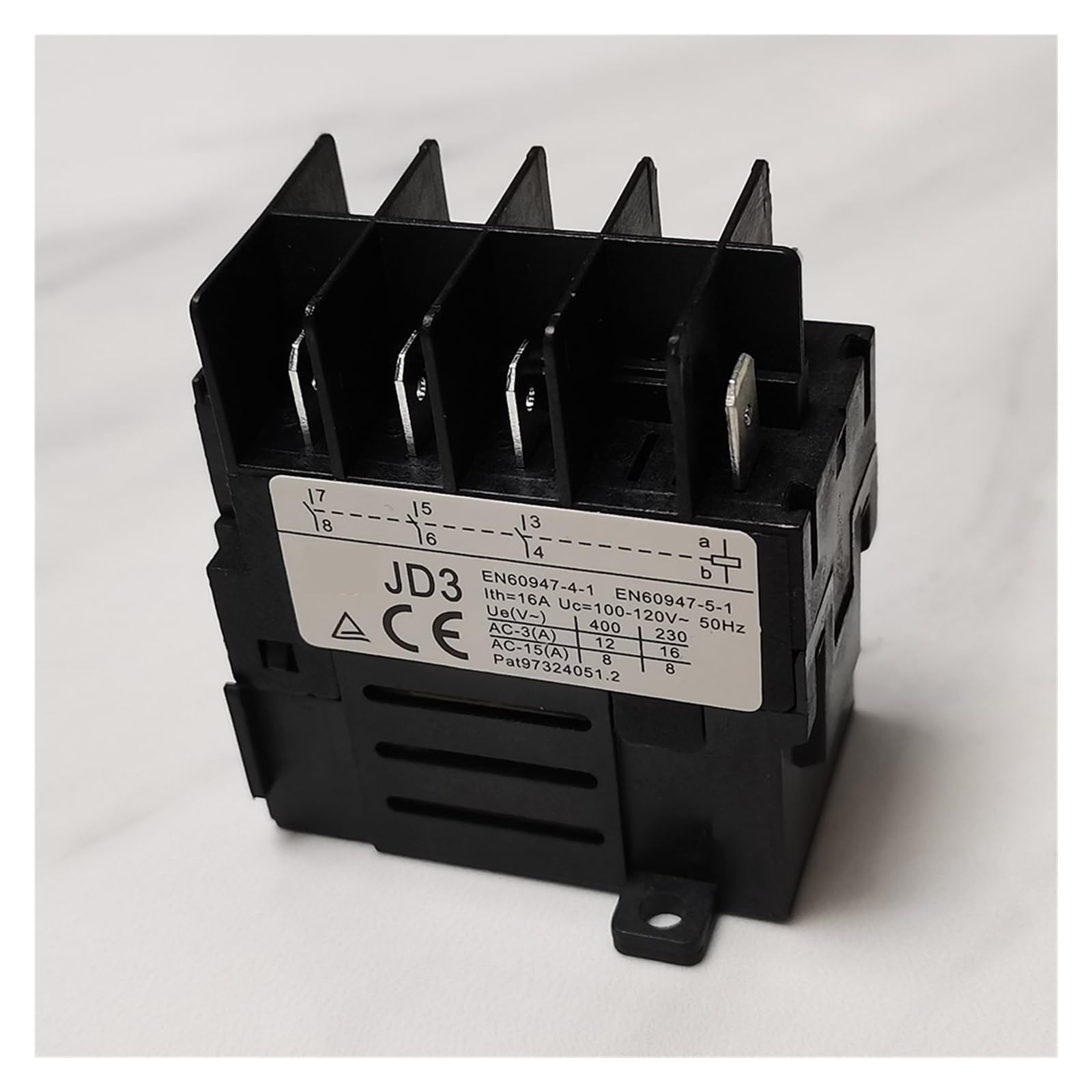 JD3 8Pins 100-120V 50Hz 16A Relay 3NO with Power Failure and Undervoltage Protection Function WERQKJXCZ JD3 8Pins 100-120V 50Hz 16A Relay 3NO with Power Failure and Undervoltage Protection Function WERQKJXCZ von WERQKJXCZ