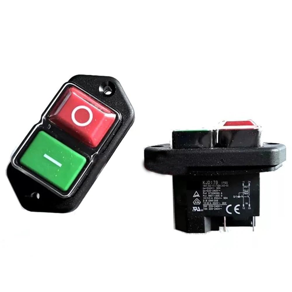 KJD17B 4-Terminals Electromagnetic Pushbutton Switches for Slicer Meat Grinder 220V-240V WERQKJXCZ KJD17B 4-Terminals Electromagnetic Pushbutton Switches for Slicer Meat Grinder 220V-240V WERQKJXCZ von WERQKJXCZ