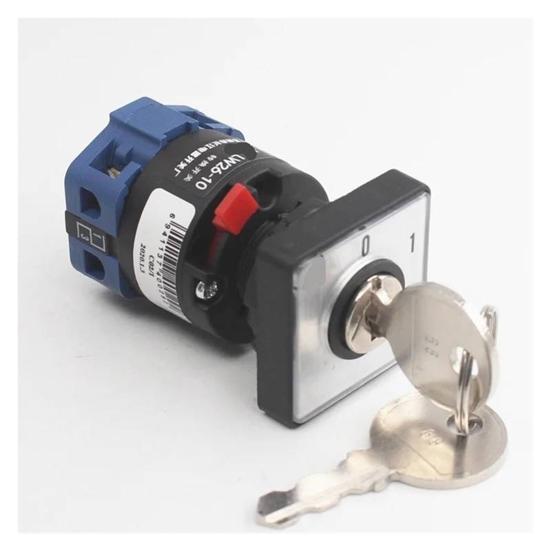 LW26-10 C02/1 Two Gear 10A 690V Single Hole 16mm Key Power Cut-off Rotary Cam Switch Conversion WERQKJXCZ von WERQKJXCZ