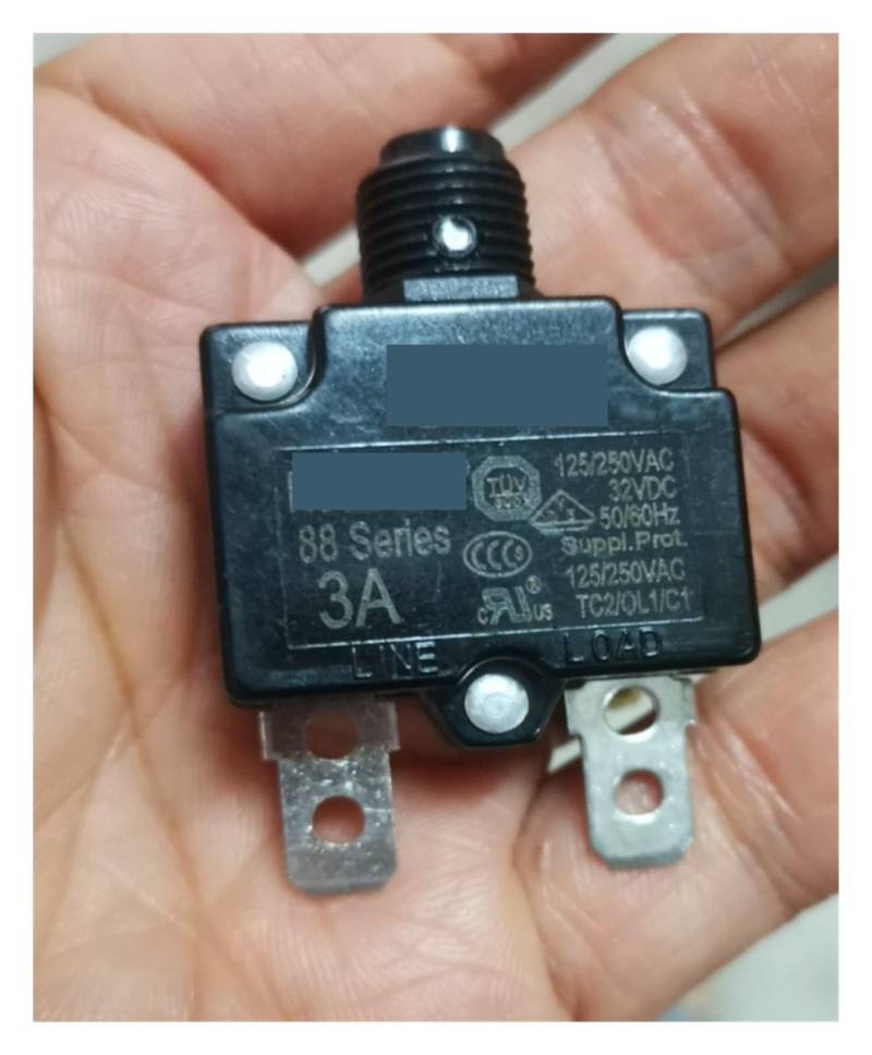 Overload protector 3A Overload switch breaker WERQKJXCZ von WERQKJXCZ