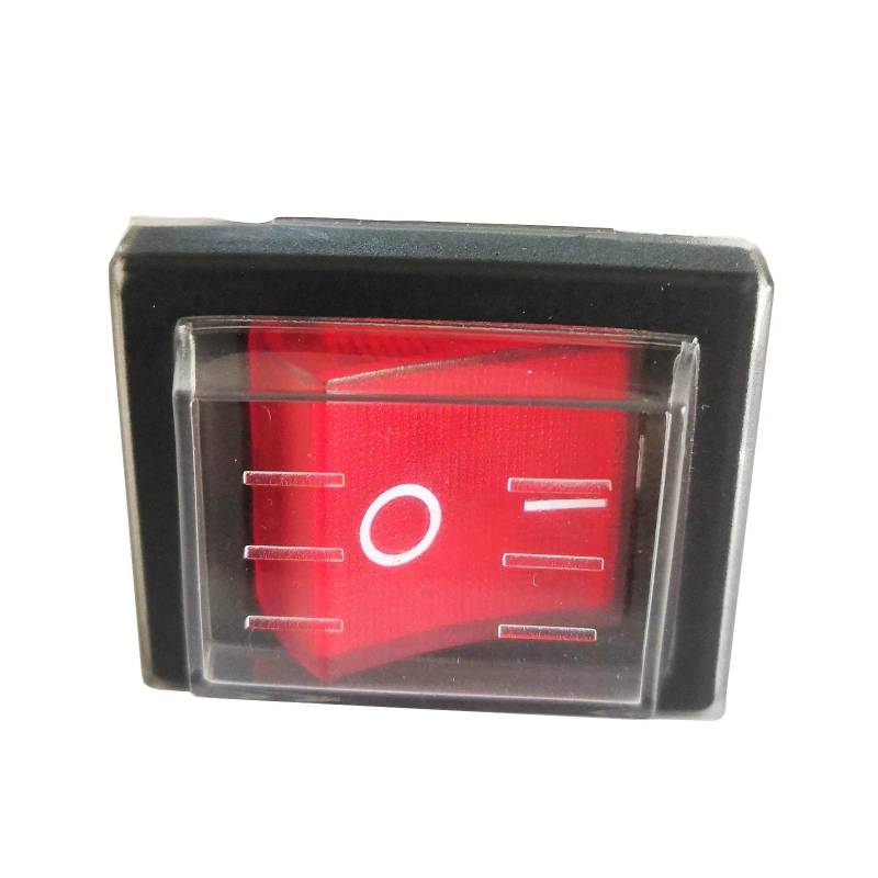 RK1-01 Waterproof Rocker Switches 16A 4Pins ON-OFF DPST Inverter Welding Machine Coffee Maker Switch Red Light, 2-Pack WERQKJXCZ von WERQKJXCZ