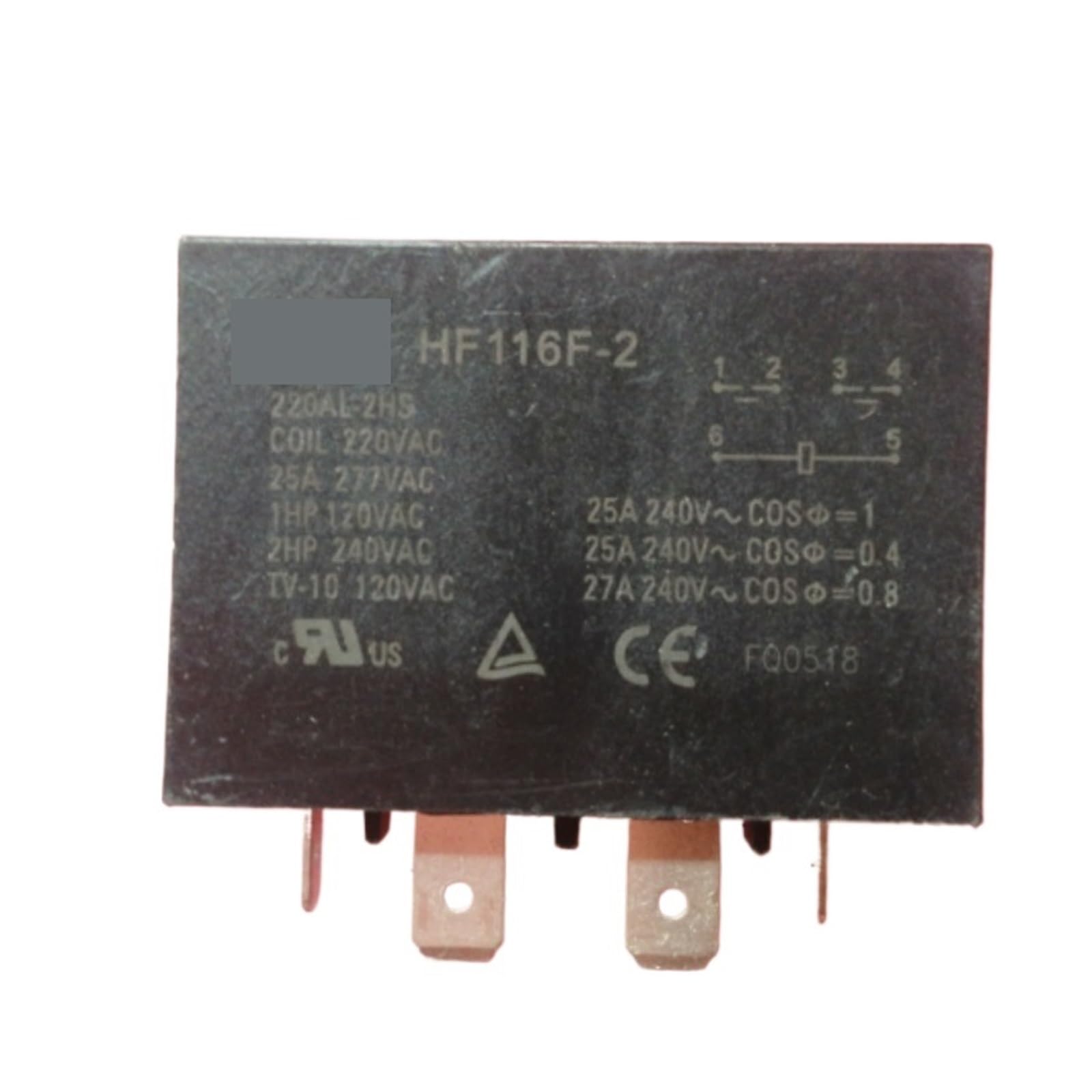 Relay HF116F-2-220AL-1HS JQX-116F-220AL-1HS WERQKJXCZ Relay HF116F-2-220AL-1HS JQX-116F-220AL-1HS WERQKJXCZ von WERQKJXCZ
