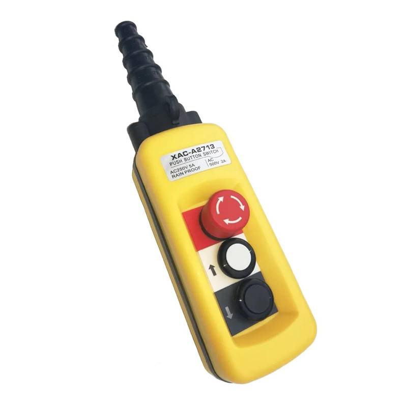 XAC-A2713 Rainproof Up Down Emergency Pushbutton Switch for Crane Lift 250V 500V Single Speed 1 NO WERQKJXCZ von WERQKJXCZ