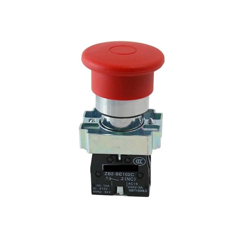 XB2BT42C Red Sign 40mm Mushroom Head Emergency Stop Push Pull NC Normally Closed Maintained Self Lock Push Button Switches WERQKJXCZ von WERQKJXCZ