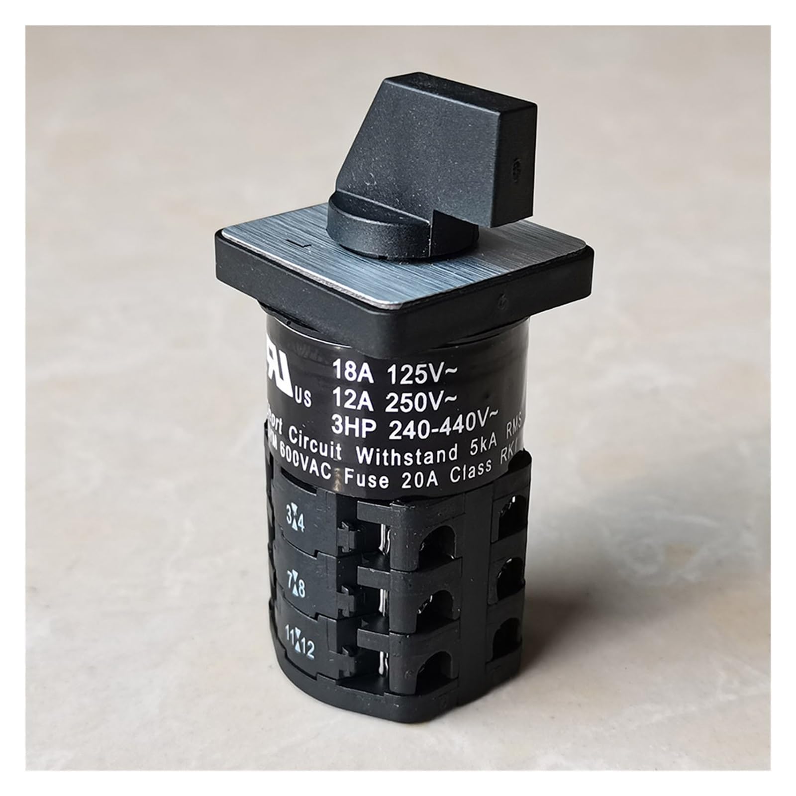 ZH-A Cam Switch Short Circuit Withstand 5KA RMS SYM 600VAC Fuse 20A Class RKI 18A 125V 12A 250V Three Phase 3HP 240-440V WERQKJXCZ ZH-A Cam Switch Short Circuit Withstand 5KA RMS SYM 600VAC Fuse 20A Class RKI 18A 125V 12A 250V Three Phase 3HP 240-440V WERQKJXCZ von WERQKJXCZ