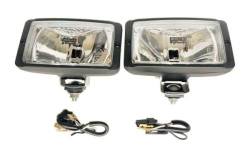 2x Scheinwerfer 12V/24V Halogen Zetor Traktor SUV Universal Fernlicht H3 von WESEM