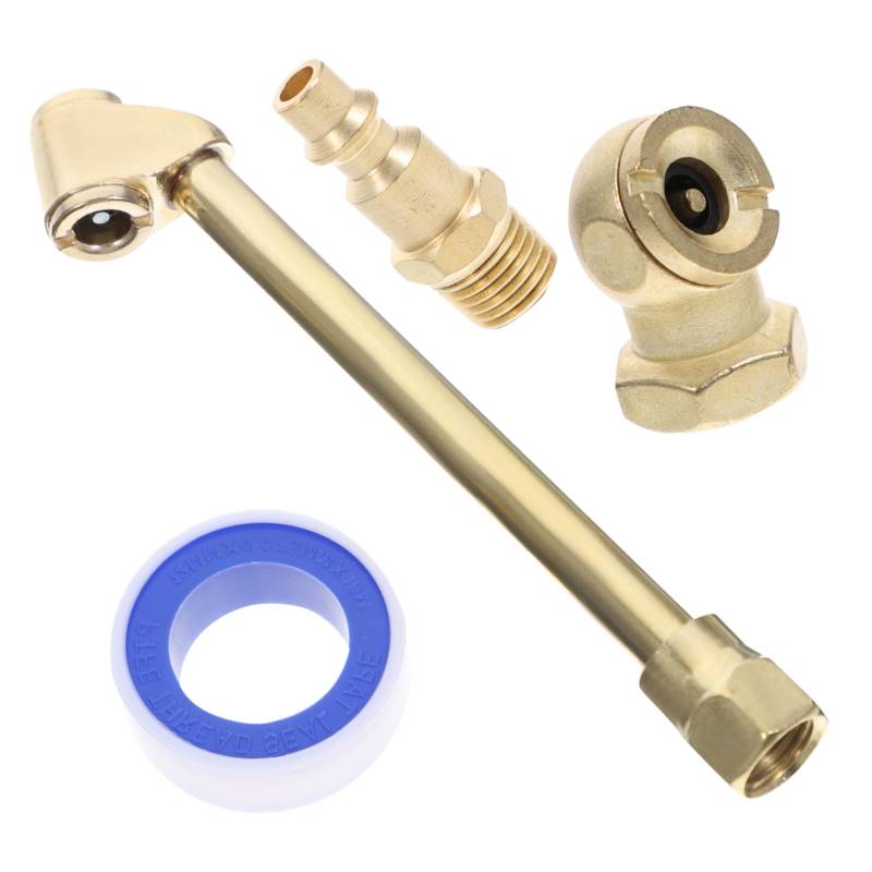 WESIEVYA Reifenfüller Spannfutter Aufsatz Luftspannfutter Set Adapter Schlauch Für Luftkompressor LKW von WESIEVYA