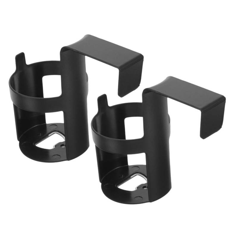 WESIEVYA 2 stücke Auto Sitz Wasser Flaschenhalter Auto Sitz Tasse Auto Getränke Rack Auto Tasse Universal Fit Schwarz Kunststoff von WESIEVYA