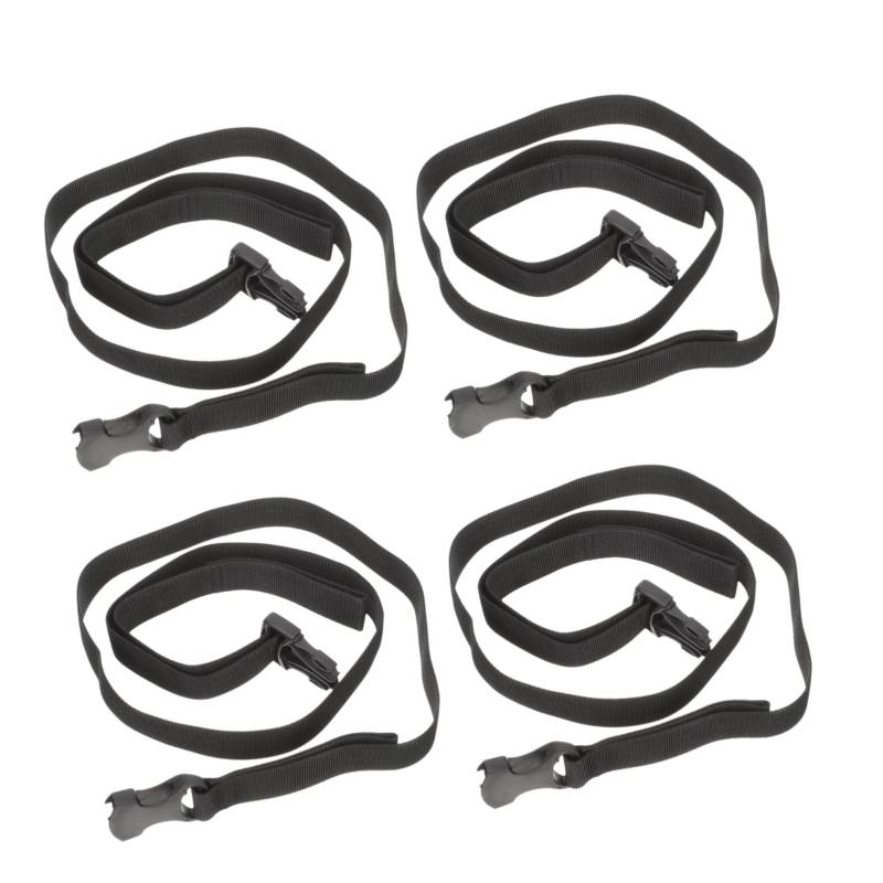 WESIEVYA 4 Stück Gepäckbindegurt Gepäckbindeband Outdoor Gepäckgurt Gepäckpackgurt Camping Packgurt Kleine Gepäckgurte Wandergurt Gepäckfixiergurt Gepäckband von WESIEVYA
