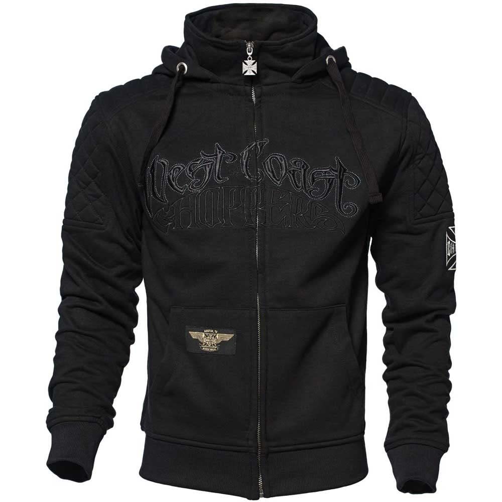 WEST COAST CHOPPERS WCC Choppers Hoodie Por Vida Zip Black-XXXXL WEST COAST CHOPPERS WCC Choppers Hoodie Por Vida Zip Black-XXXXL von WEST COAST CHOPPERS