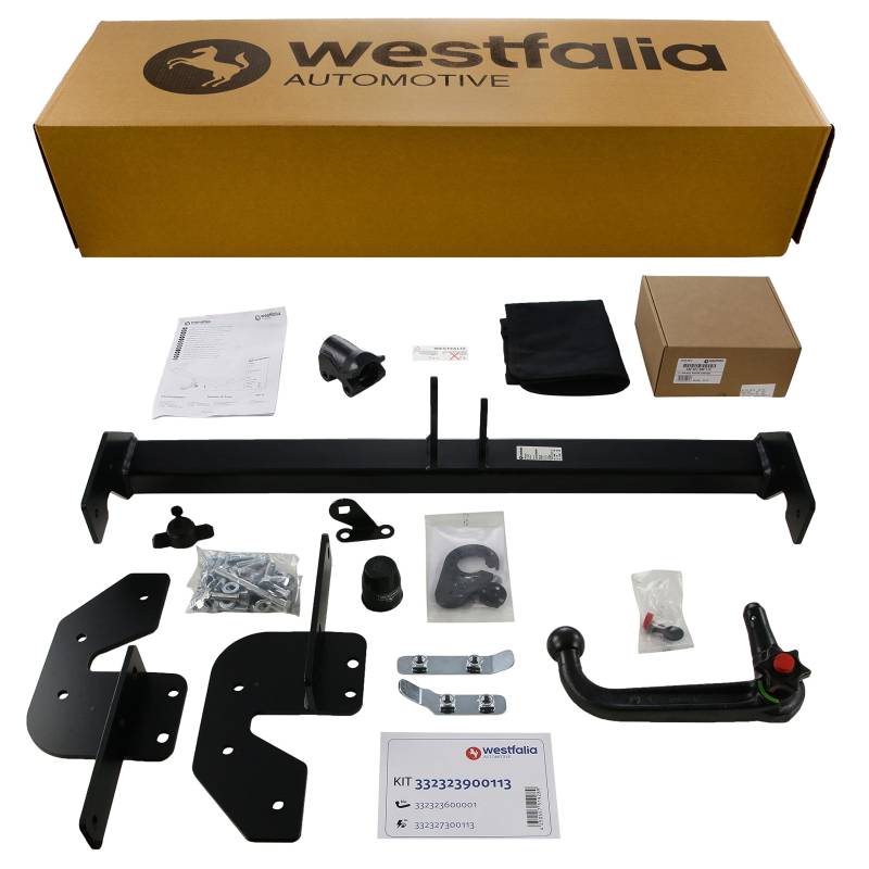 Westfalia Abnehmbare Anhängerkupplung für Nissan X-Trail (ab BJ 07/2014) - im Set mit 13-pol. fzg.-spez. Westfalia Elektrosatz von Westfalia Automotive