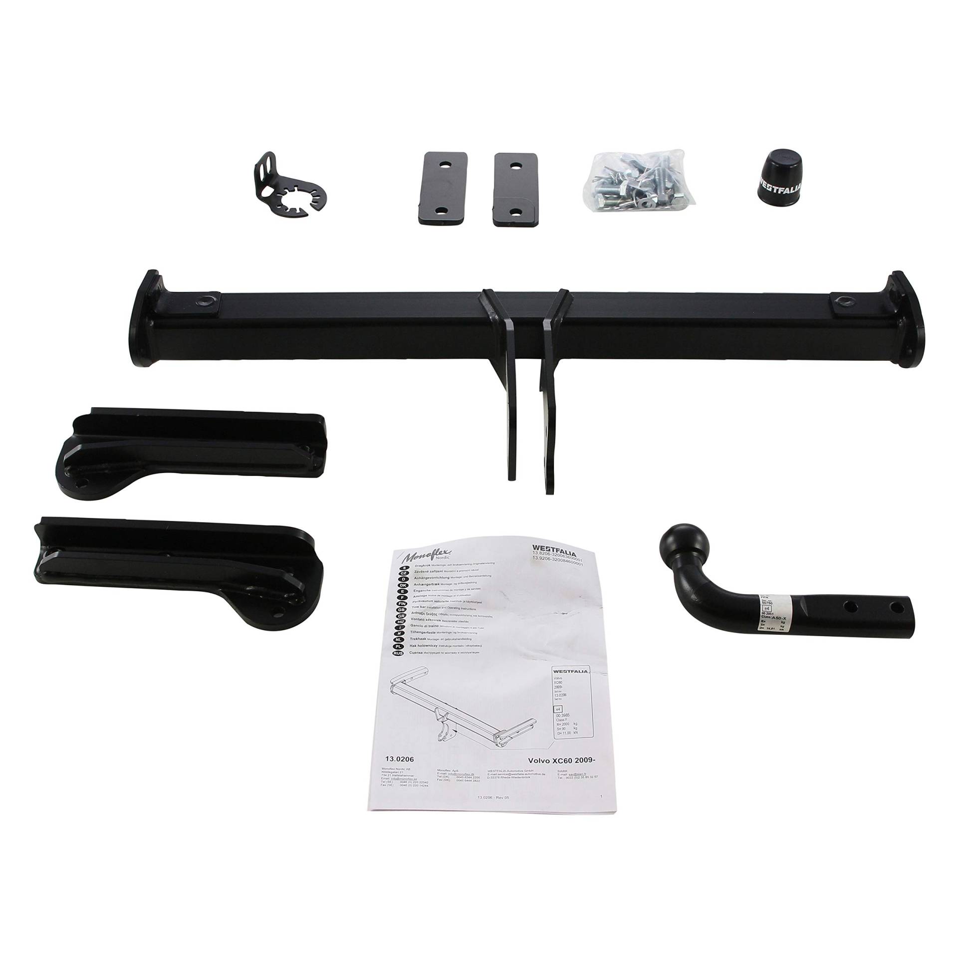 Westfalia Starre Anhängerkupplung für Volvo XC60 (BJ 11/2008-02/2017) von WESTFALIA Automotive