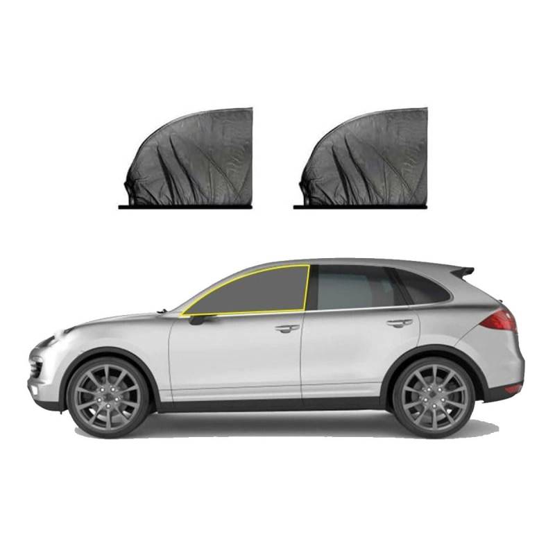 Sonnenschutz Auto für Lexus RZ 2023-2024, Sonnen Schutz Seitenscheibe Elastisch Atmungsaktiv Autofenster Sonnenschutz Zubehör,A/Front-Window von WETCL