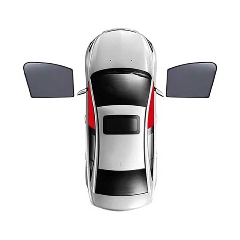 Sonnenschutz Auto für Rover Discovery 4, Sonnenschutz Auto, Magnetische Sonnenblende Atmungsaktive Verdunkelung, Ideal für Kinder Haustiere,A/2pcs Front Doors von WFYBMB