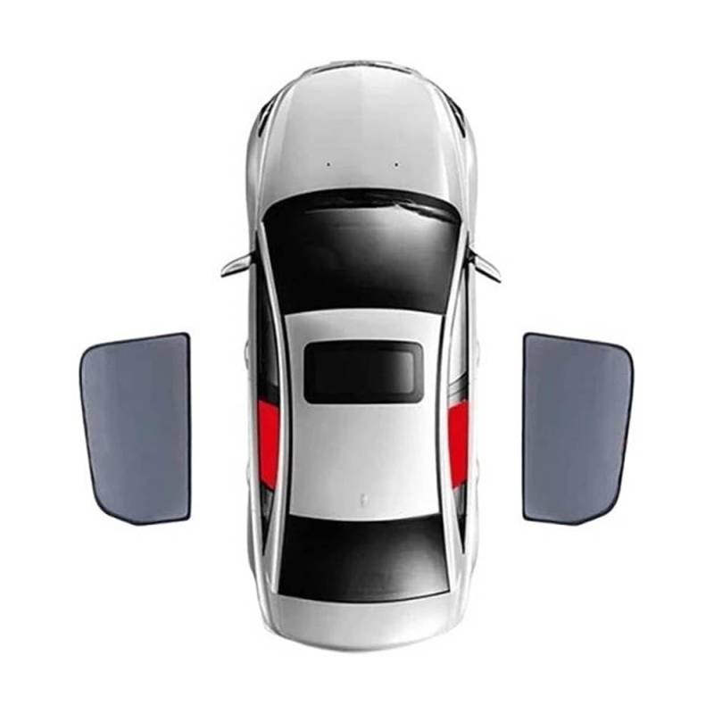 Sonnenschutz Auto für Sixth Generation Civic 1995-2000, Sonnenschutz Auto, Magnetische Sonnenblende Atmungsaktive Verdunkelung, Ideal für Kinder Haustiere,B/2pcs backdoors von WFYBMB