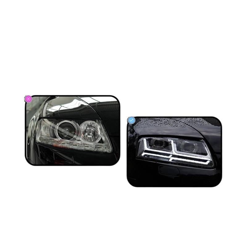 Kompatibel mit A6. Scheinwerfer 2005-2011 | S6 C6 LED Dynamische Signalanimation DRL Bi Xenon Autoteile(Left) von WGDBCN