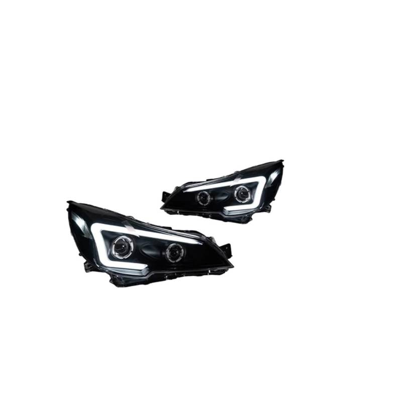 Kompatibel mit Subaru Legacy Outback. 2010–2015 LED-Scheinwerfer – Fernlicht-Angel-Eye-Projektorscheinwerfer mit Tagfahrlicht und Blinker von WGDBCN