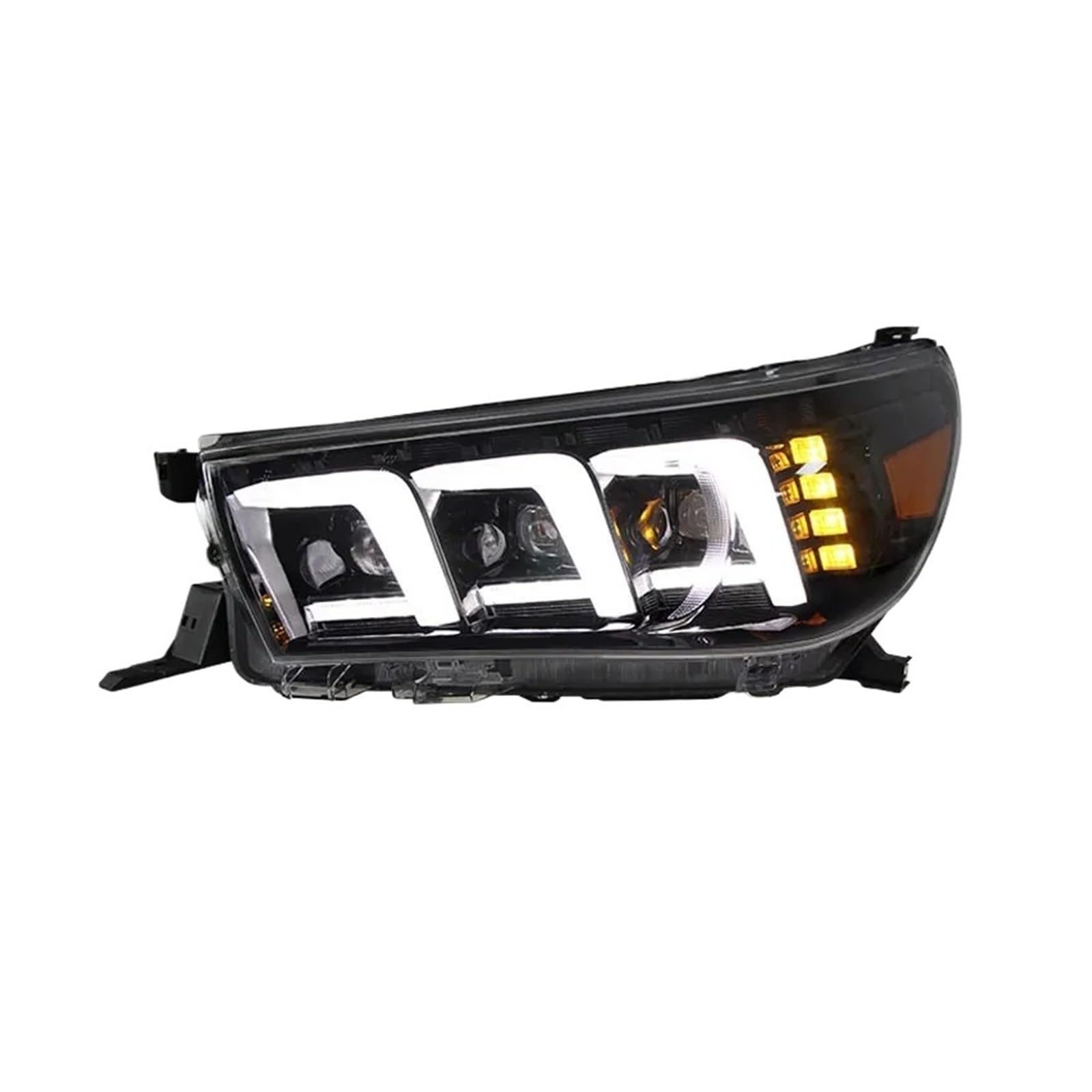 LED-Autoscheinwerfer, kompatibel mit Hilux. 2015-2020 – Matrix-Scheinwerfer mit Streaming-Blinkern – Autozubehör von WGDBCN