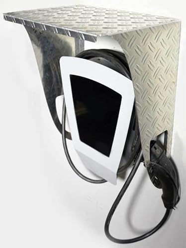 Aluminium Riffel Wetterschutz Schutzbox Regenschutz Dach für Wallbox Elektroauto Ladestation Riffelblech Stärke 1,5-2mm SEHR ROBUSTE Abdeckung B-375mm, T-270mm, H-480mm ROSTFREI Aluminium Riffel Wetterschutz Schutzbox Regenschutz Dach für Wallbox Elektroauto Ladestation Riffelblech Stärke 1,5-2mm SEHR ROBUSTE Abdeckung B-375mm, T-270mm, H-480mm ROSTFREI von WGS-Shop