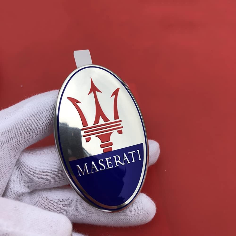 3D Metall Auto-Emblem-Abzeichen, für Maserati Ghibli Levante Quattroporte Auto Emblem Abzeichen Aufkleber Ersatz Abzeichen Aufkleber Aufkleber von WGUST