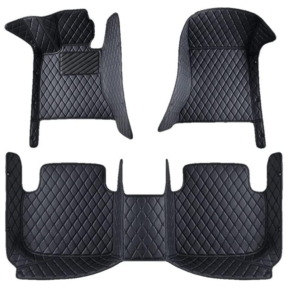 Auto Full Cover Leder Fußmatten,für Hyundai ix20 2010-2019 (LHD) wasserdichte rutschfeste All Weather Bodenmatte Teppich Liner Zubehör,A von WGUST