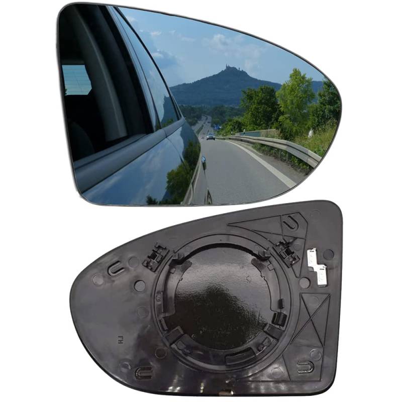 Außenspiegel Glas Für Nissan Qashqai +2 Dualis J10 2007-2014 Links Rechts Rückansicht Beheizter (Weiss),Right von WGZNYN