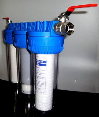 Filteranlage Wasserfilter Trinkwasserfilter Bakterien Keim Brunnenwasser, Regenwasser, Filtertyp: T von WH