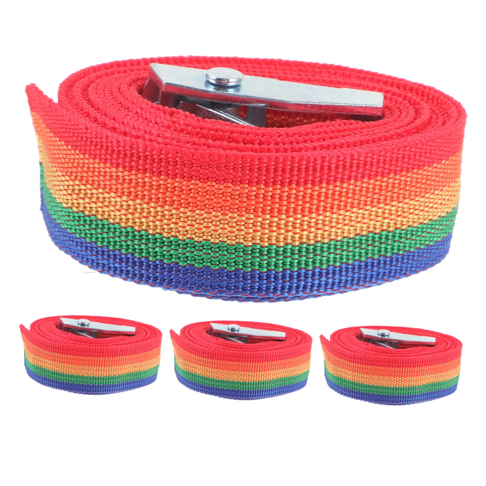 WHAMVOX 4Stücke Ratschengurt Spanngurt Verstellbarer Ladungssicherungsgurt Für Transport Ausrüstung Regenbogenfarben WHAMVOX 4Stücke Ratschengurt Spanngurt Verstellbarer Ladungssicherungsgurt Für Transport Ausrüstung Regenbogenfarben von WHAMVOX