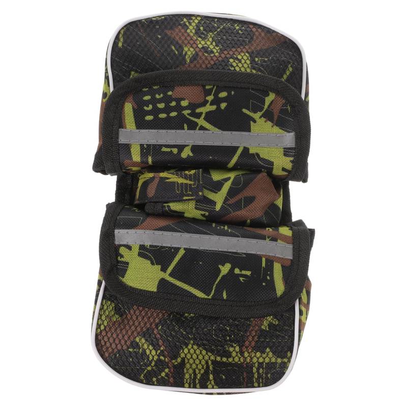 WHAMVOX Fahrradrahmen Vordertasche Handytasche für Mountainbike wasserdichte Satteltasche mit Seitentaschen Zubehör für Fahrradausflüge von WHAMVOX