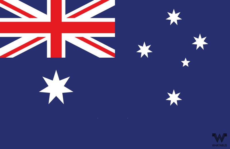 WHATABUS Australien Flagge Aufkleber - Länderflagge als Sticker 8,5 x 5,5 cm von WHATABUS