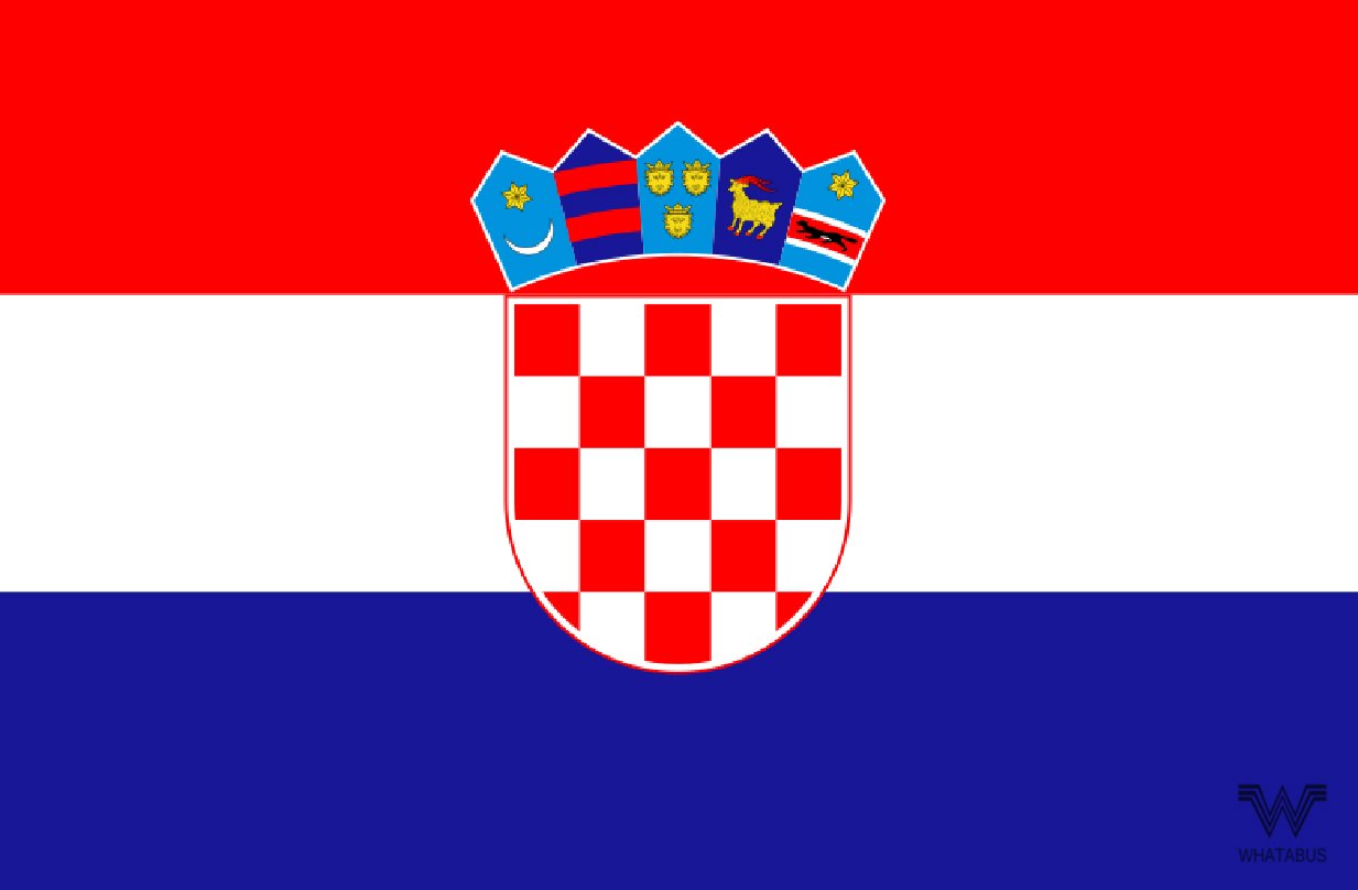 WHATABUS Kroatien Flagge Aufkleber - Länderflagge als Sticker 8,5 x 5,5 cm WHATABUS Kroatien Flagge Aufkleber - Länderflagge als Sticker 8,5 x 5,5 cm von WHATABUS
