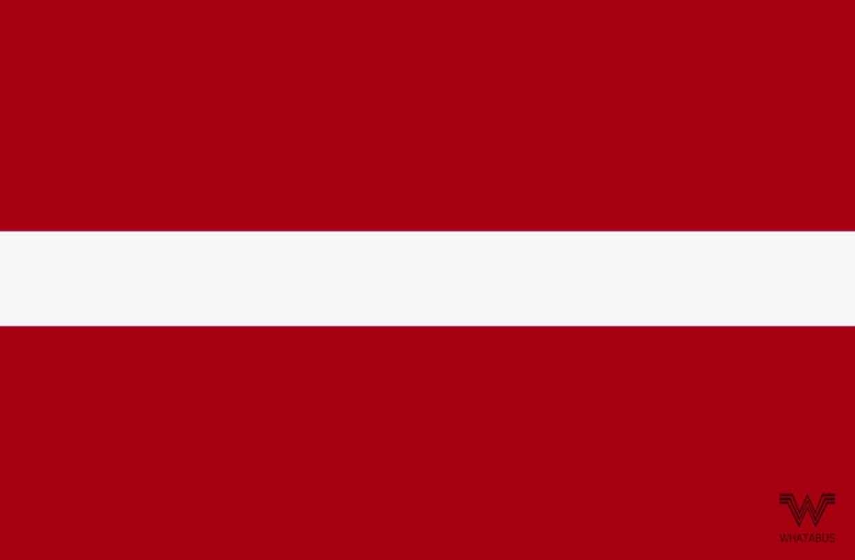 WHATABUS Lettland Flagge Aufkleber - Länderflagge als Sticker 8,5 x 5,5 cm von WHATABUS