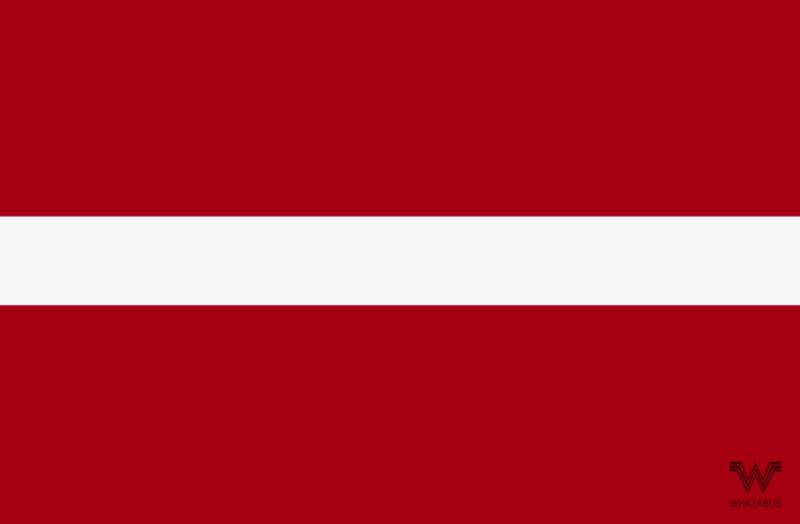 WHATABUS Lettland Flagge Aufkleber - Länderflagge als Sticker 8,5 x 5,5 cm von WHATABUS