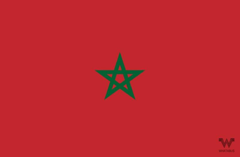 WHATABUS Marokko Flagge Aufkleber - Länderflagge als Sticker 8,5 x 5,5 cm von WHATABUS
