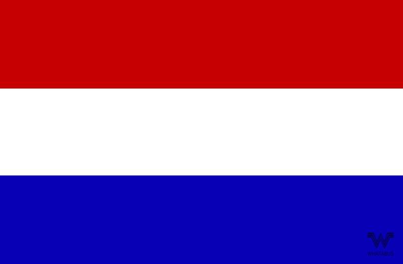 WHATABUS Niederlande Flagge Aufkleber - Länderflagge als Sticker 8,5 x 5,5 cm von WHATABUS
