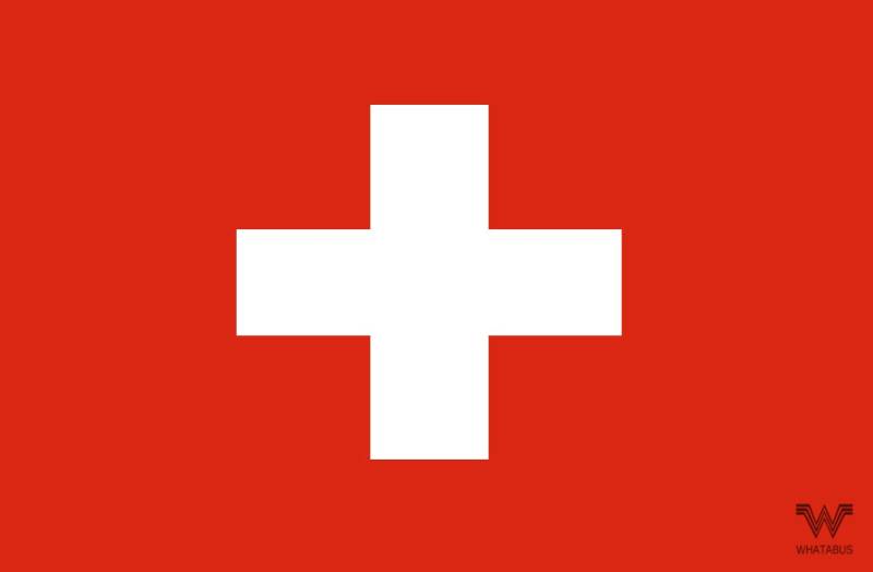 WHATABUS Schweiz Flagge Aufkleber - Länderflagge als Sticker 8,5 x 5,5 cm von WHATABUS