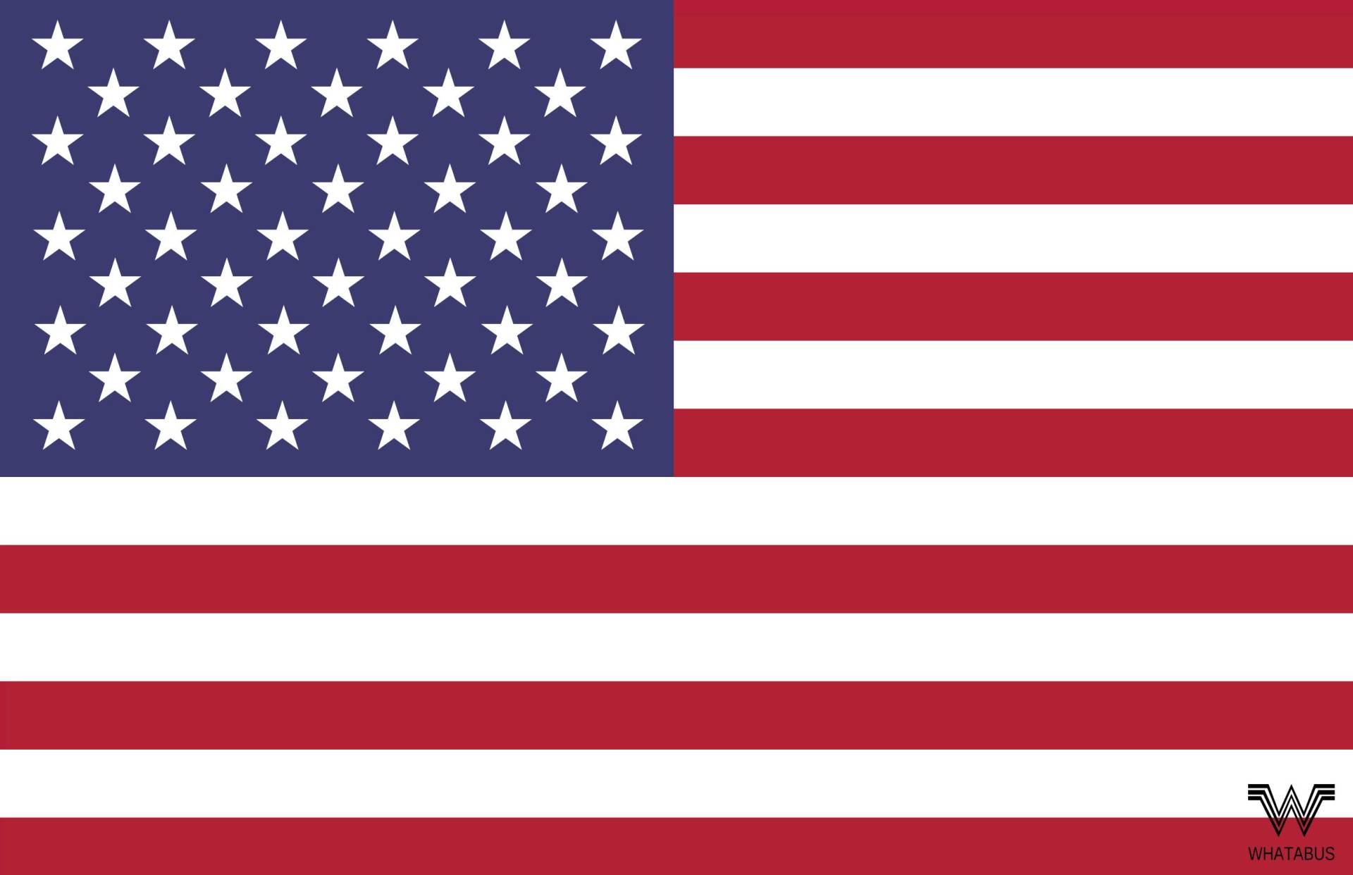 WHATABUS USA Vereinigte Staaten von Amerika Flagge Aufkleber - Länderflagge als Sticker 8,5 x 5,5 cm von WHATABUS