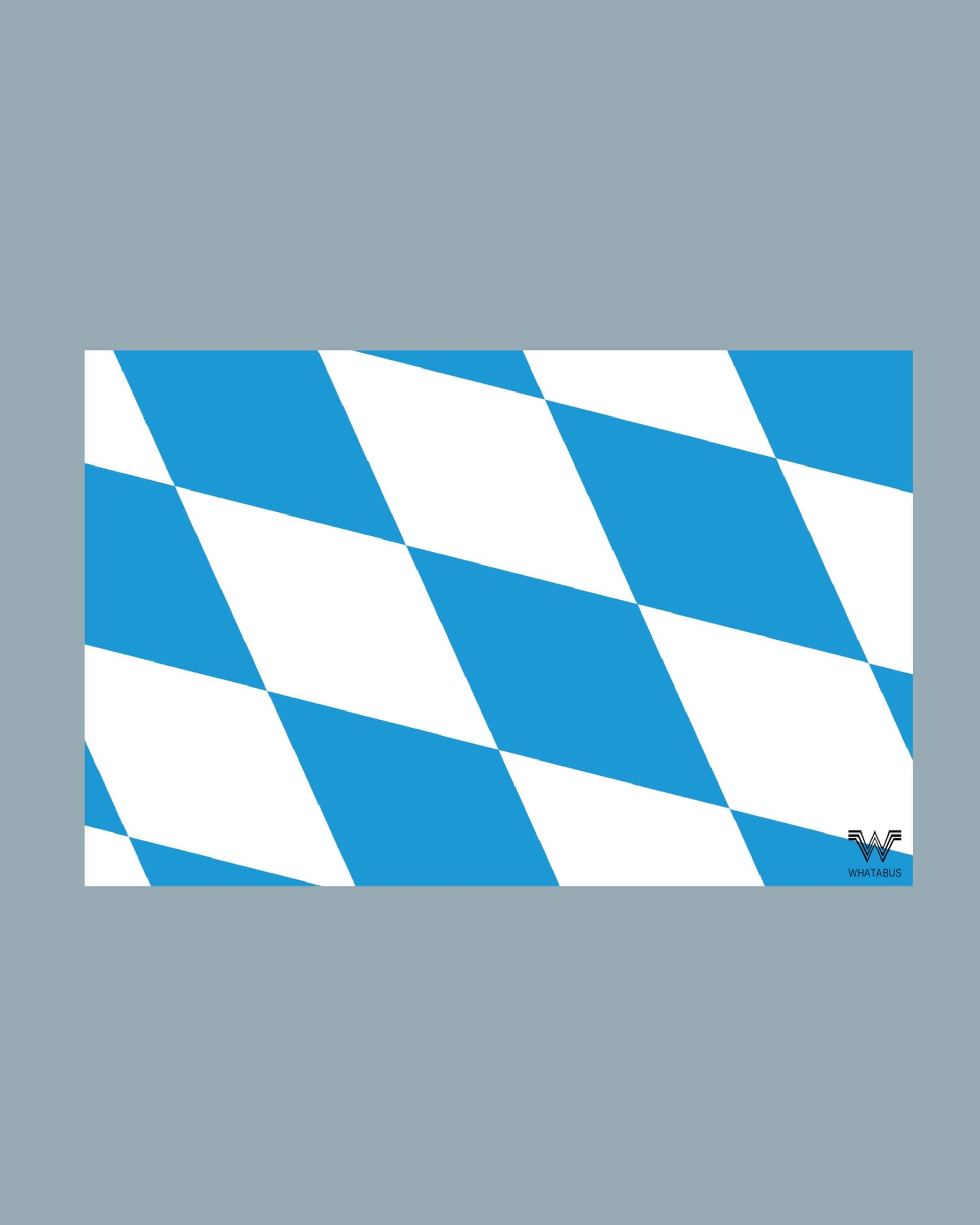 WHATABUS Bayern Flagge Aufkleber - Länderflagge als Sticker 8,5 x 5,5 cm - WF217 WHATABUS Bayern Flagge Aufkleber - Länderflagge als Sticker 8,5 x 5,5 cm - WF217 von WHATABUS