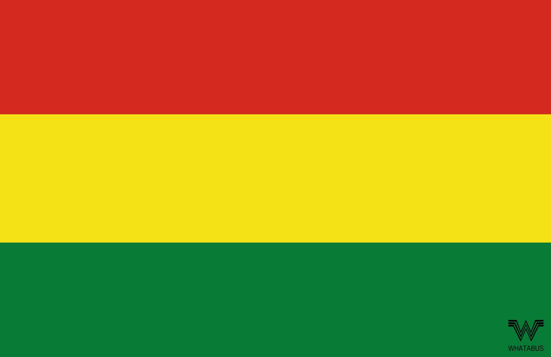 WHATABUS Bolivien Flagge Aufkleber - Länderflagge als Sticker 8,5 x 5,5 cm von WHATABUS