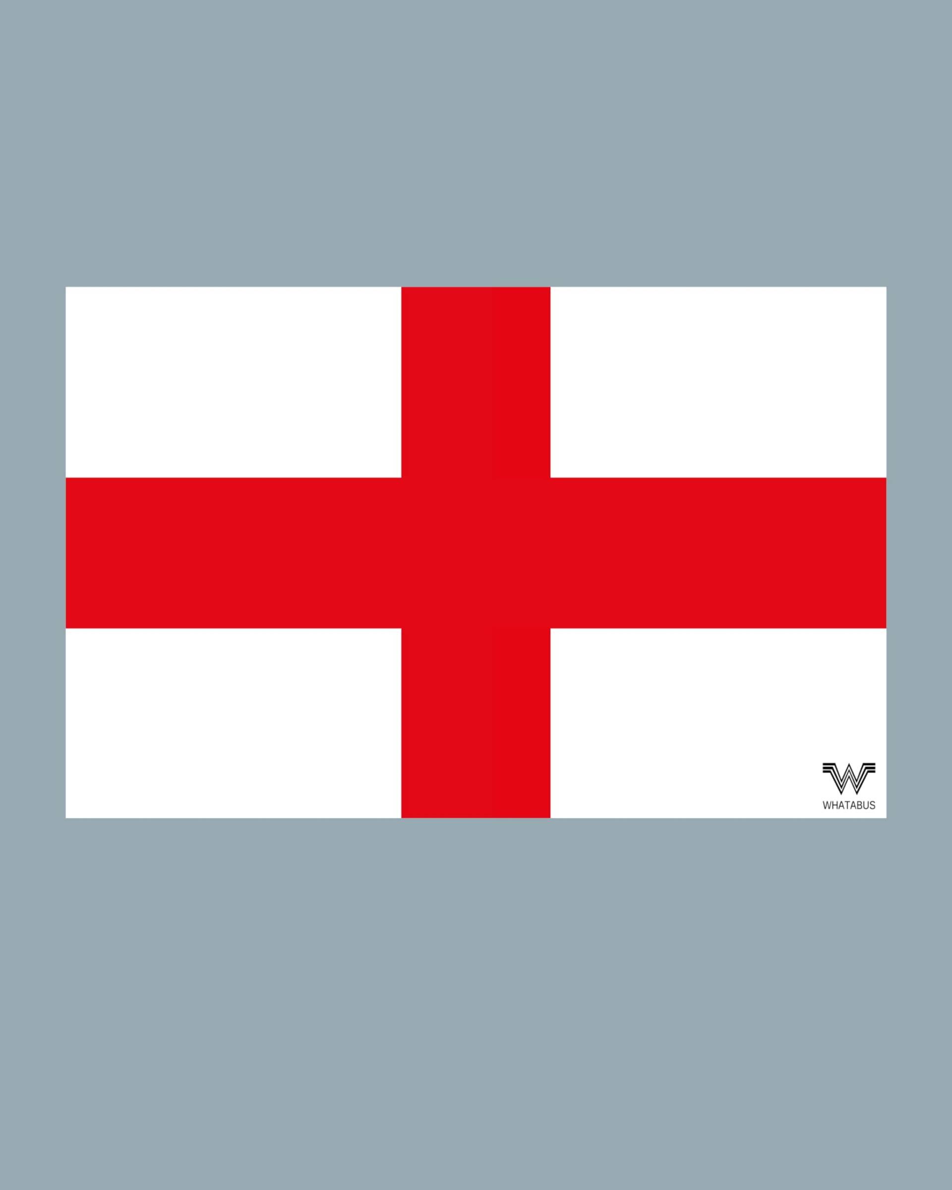 WHATABUS England Flagge Aufkleber - Länderflagge als Sticker 8,5 x 5,5 cm von WHATABUS
