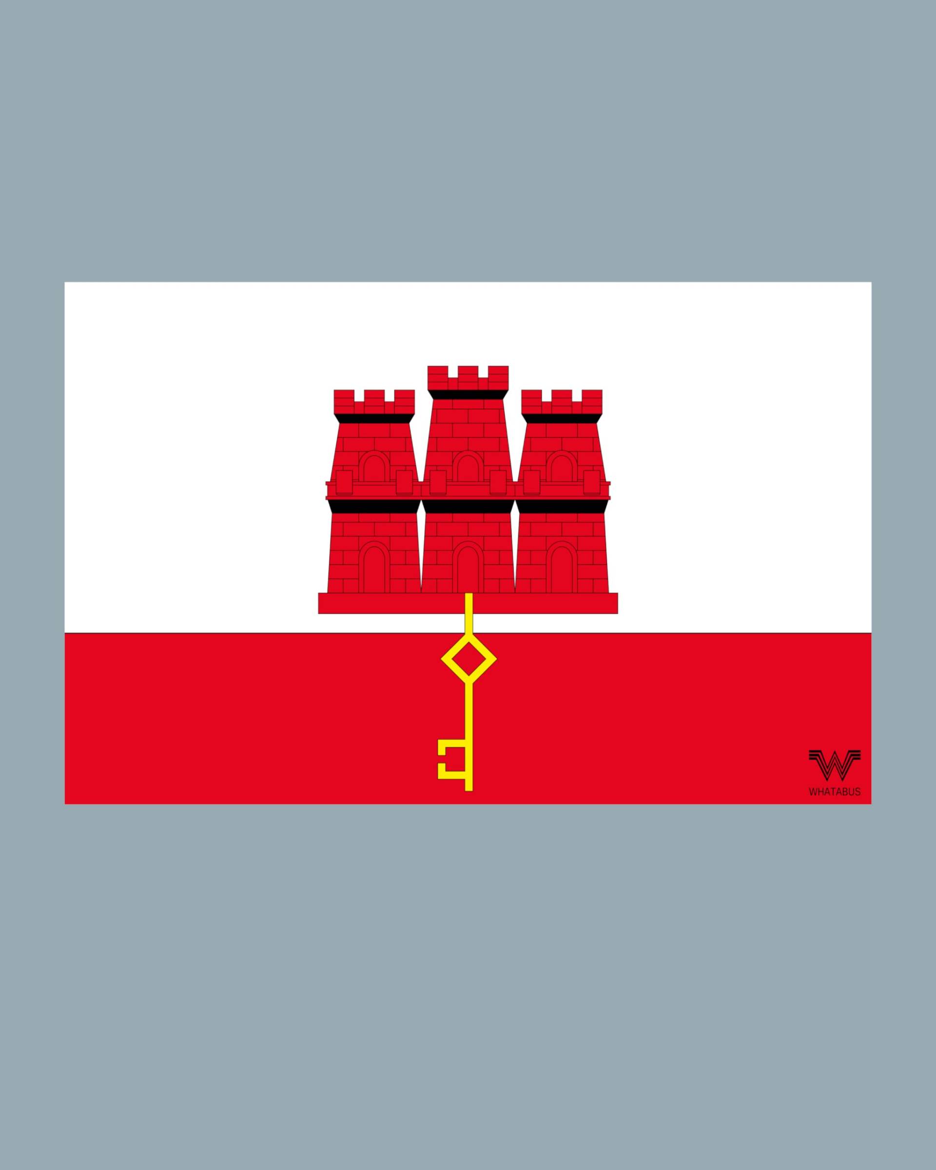 WHATABUS Gibraltar Flagge Aufkleber - Länderflagge als Sticker 8,5 x 5,5 cm WF213 WHATABUS Gibraltar Flagge Aufkleber - Länderflagge als Sticker 8,5 x 5,5 cm WF213 von WHATABUS