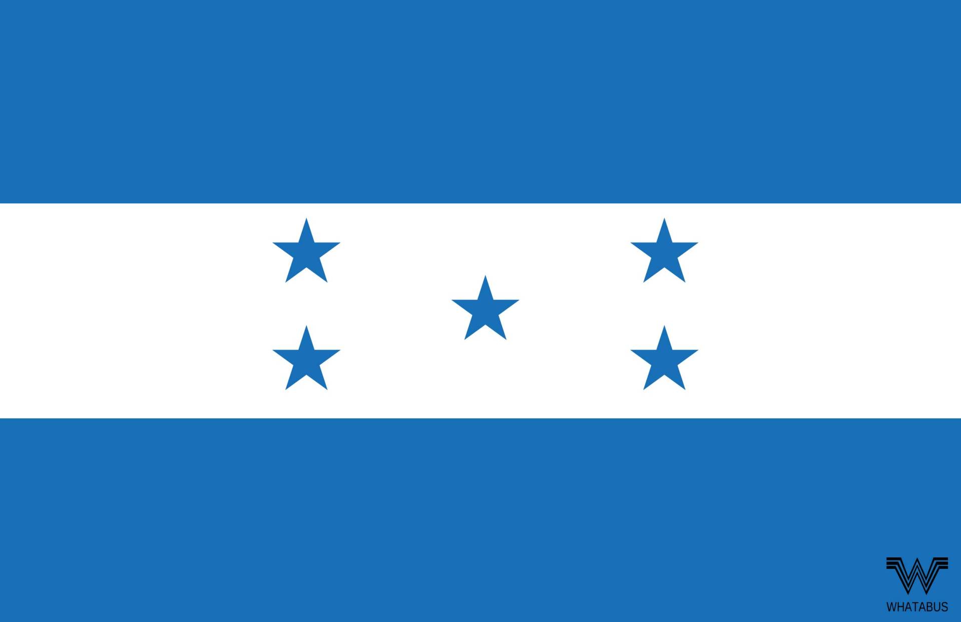 WHATABUS Honduras Flagge Aufkleber - Länderflagge als Sticker 8,5 x 5,5 cm von WHATABUS