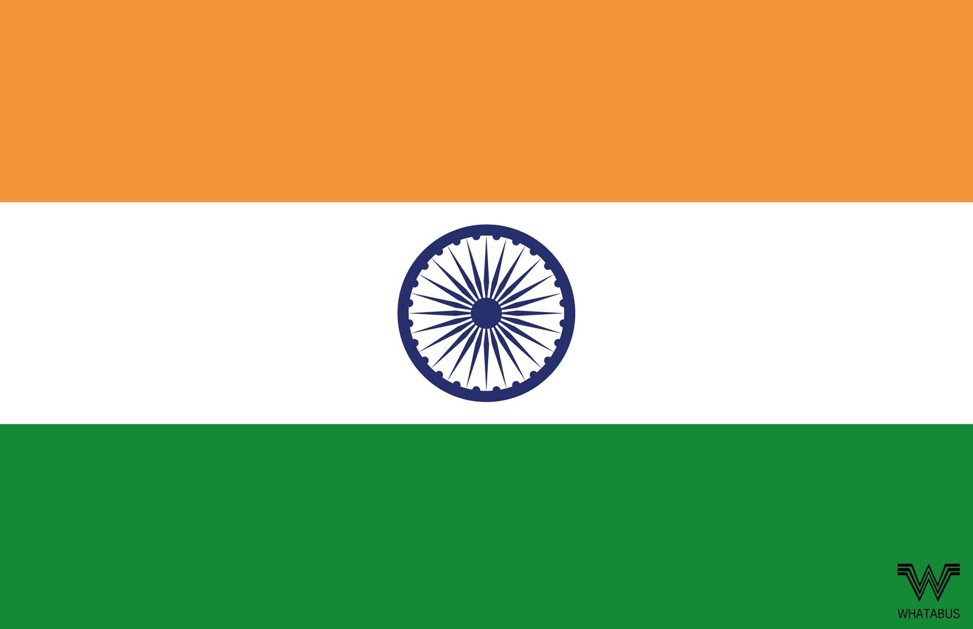 WHATABUS Indien Flagge Aufkleber - Länderflagge als Sticker 8,5 x 5,5 cm von WHATABUS