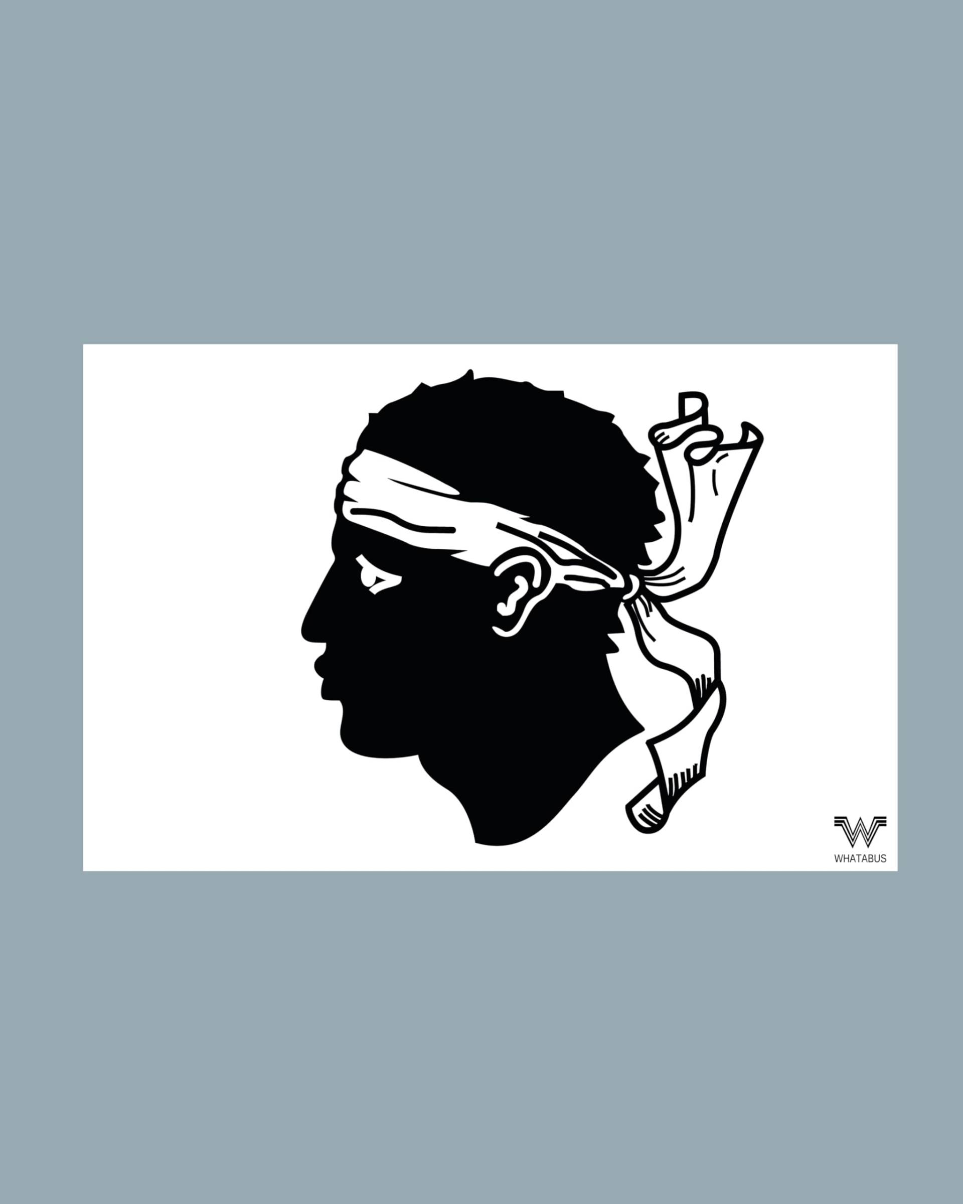 WHATABUS Korsika Flagge Aufkleber - Länderflagge als Sticker 8,5 x 5,5 cm WF215 WHATABUS Korsika Flagge Aufkleber - Länderflagge als Sticker 8,5 x 5,5 cm WF215 von WHATABUS