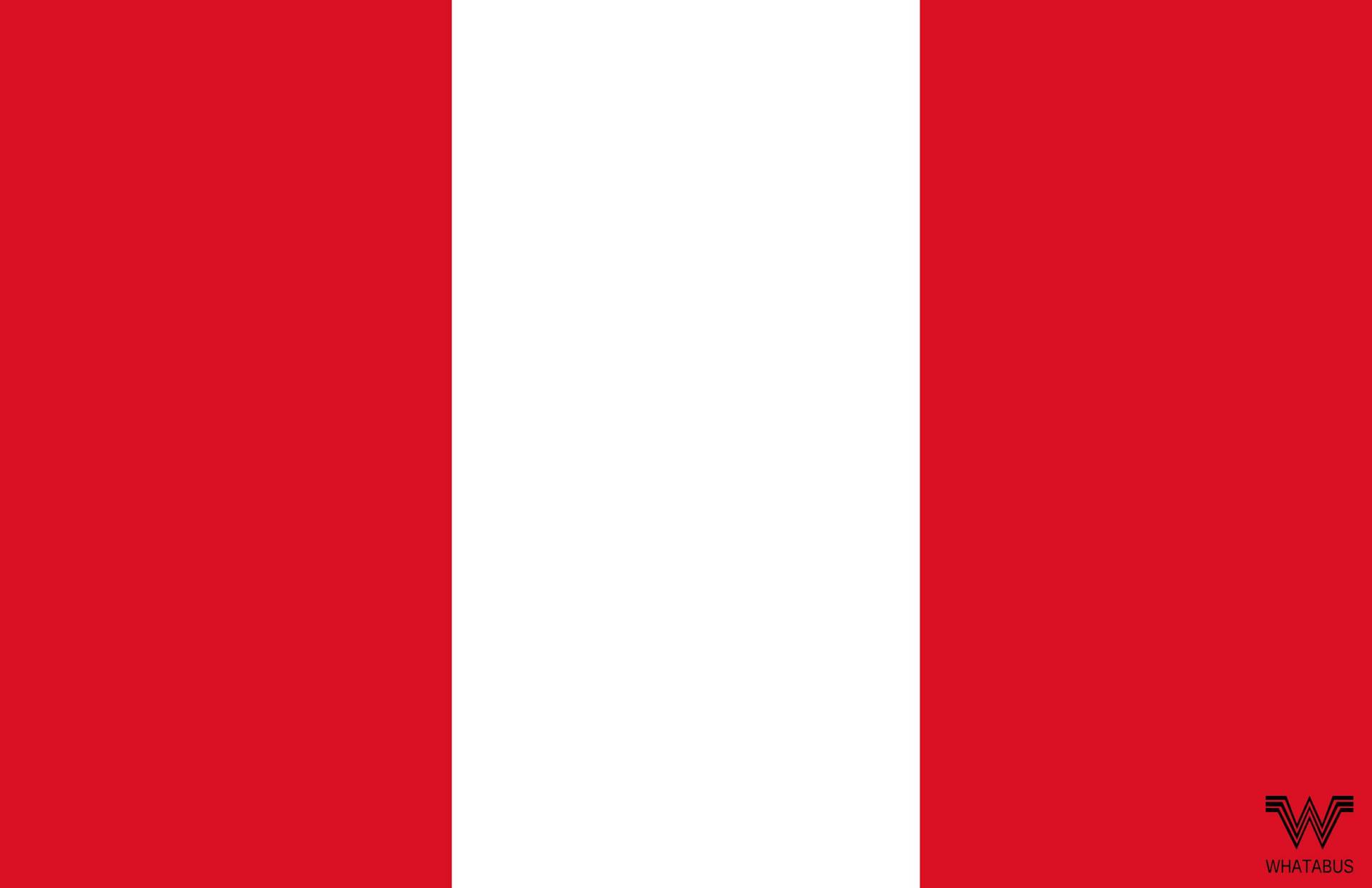 WHATABUS Peru Flagge Aufkleber - Länderflagge als Sticker 8,5 x 5,5 cm von WHATABUS